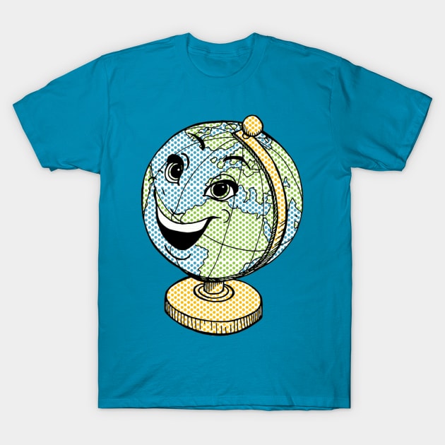 Happy Planet T-Shirt by artfulfreddy